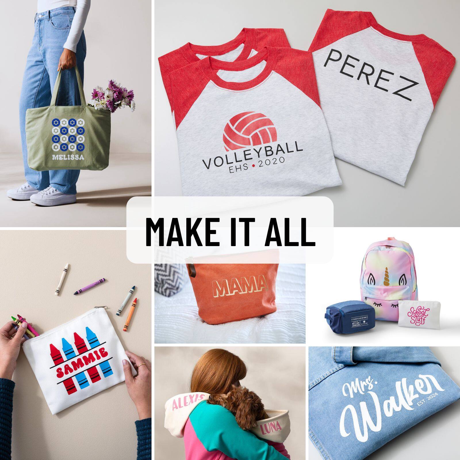 MELISSA PEREZ VOLLEYBALL EHS 2020 MAKE IT ALL MAMA Soa Stuff SAMMIE ALEXIS Mrs. Walker EST. LUNA