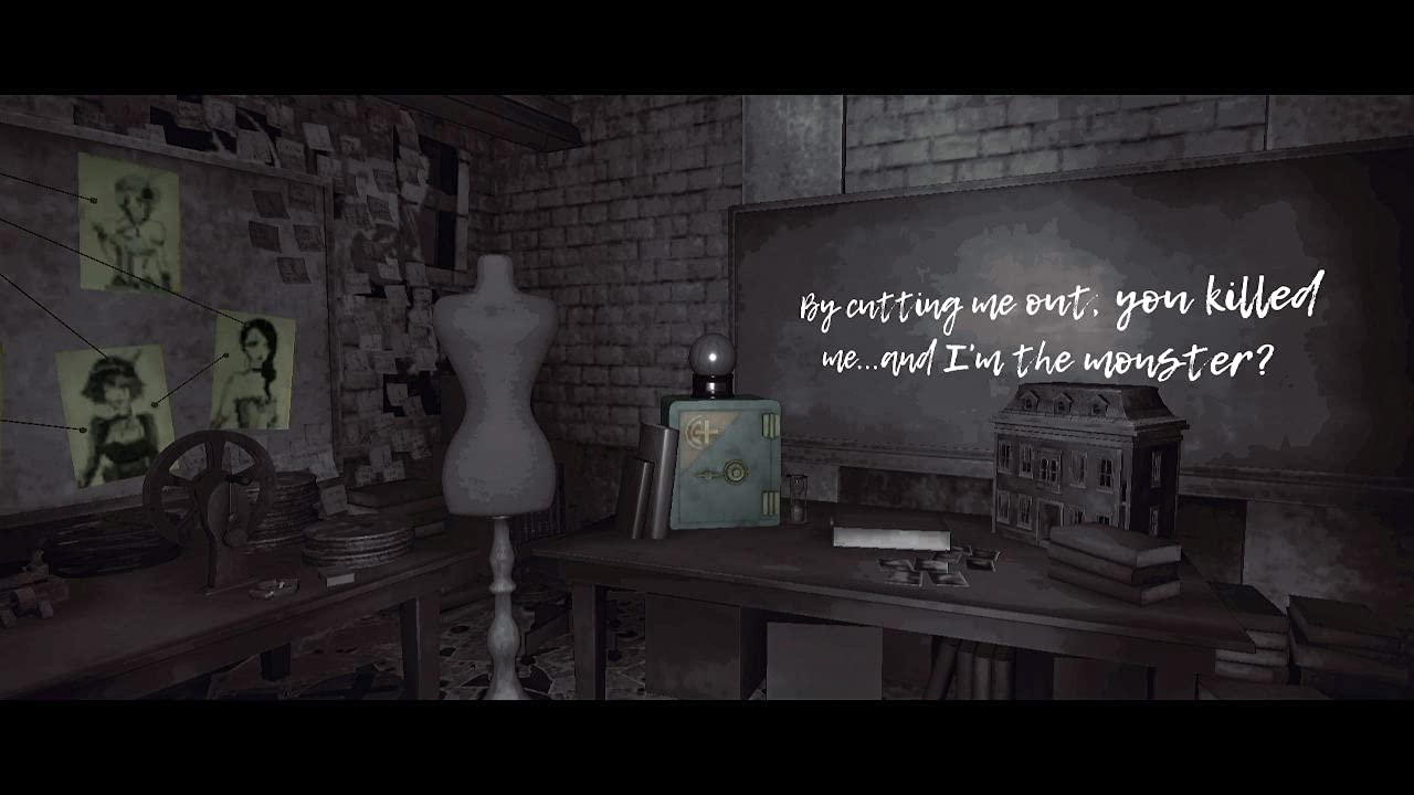 By cutting me out, you killed me... and I'm the monster?