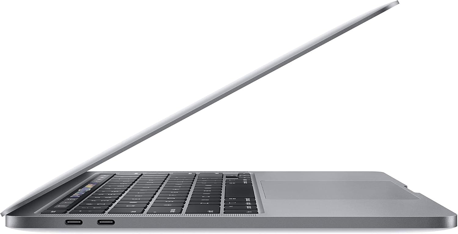 Left. Apple - Pre-Owned MacBook Pro 13.3" Laptop (2020) 512GB / 16GB RAM - with Display with Touch Bar - Intel Core i5 - Space Gray.
