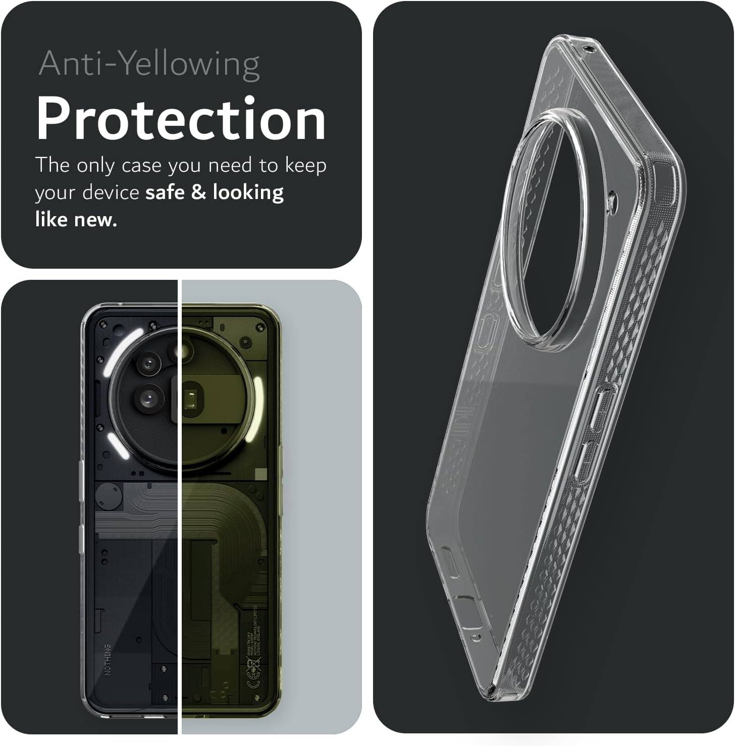 Anti-Yellowing Protection  
The only case you need to keep your device safe & looking like new.