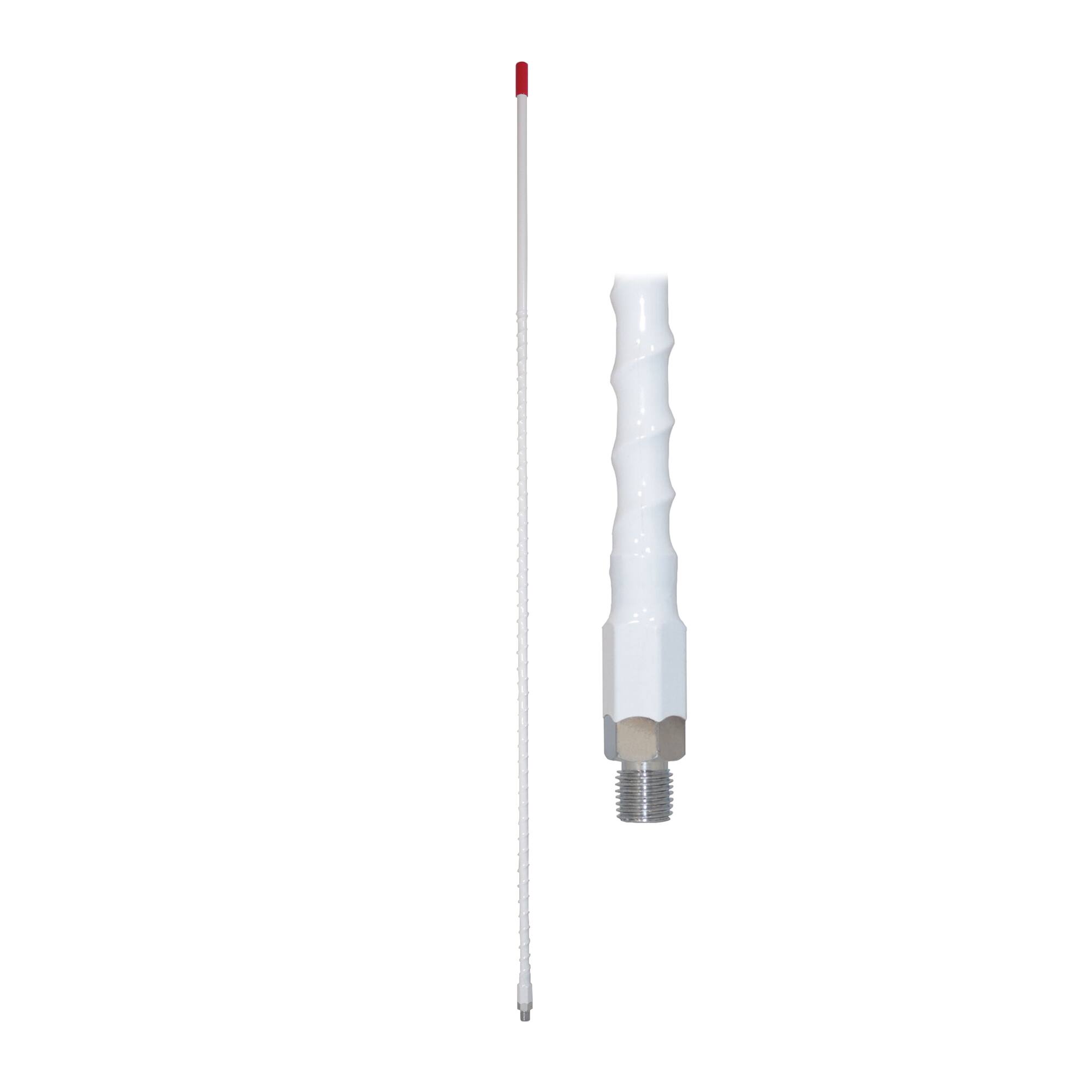 Alt View 10. Tram - 1500W 26-29 MHz Fiberglass Whip CB AM/FM/SSB Antenna 3 Ft - White.