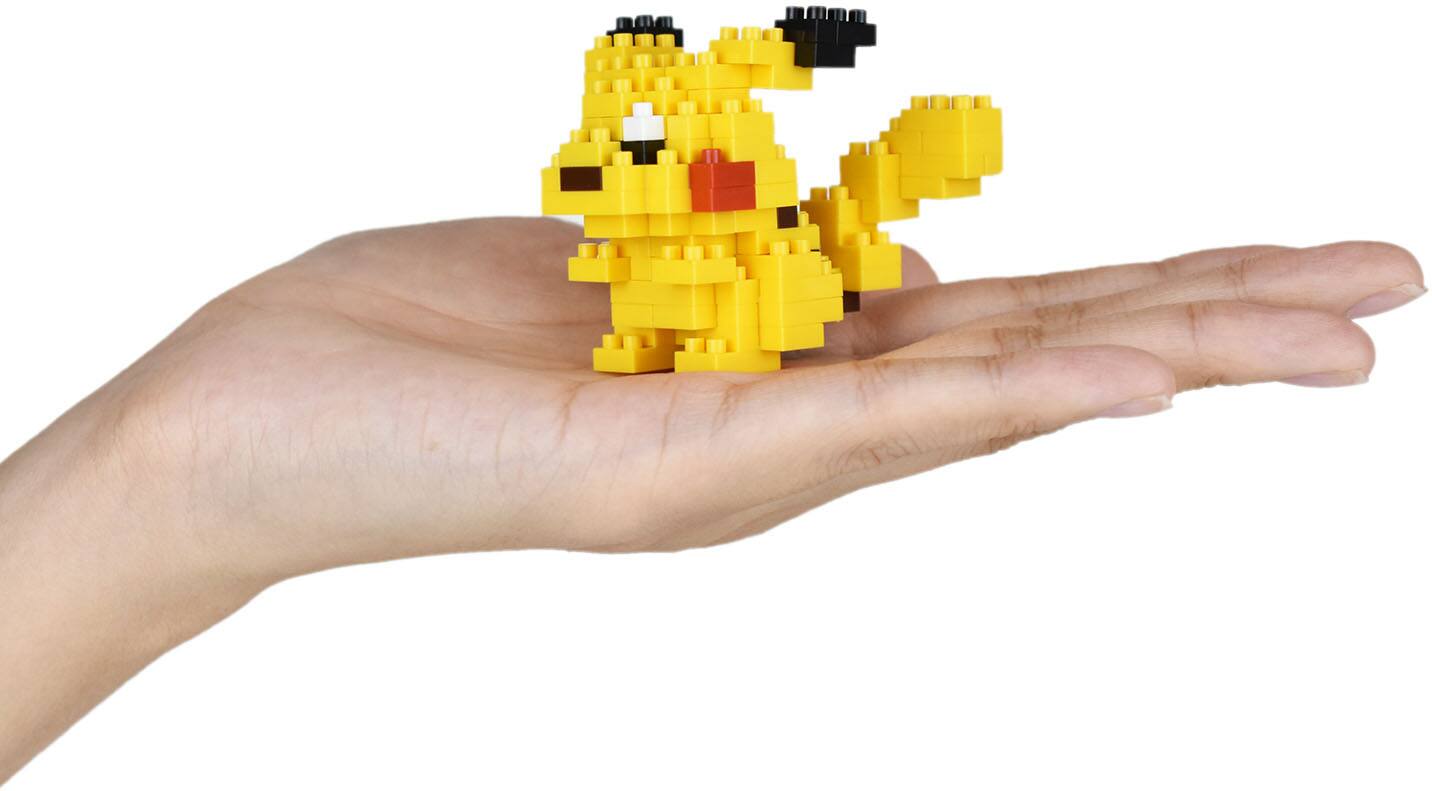 Alt View 3. Bandai - Pikachu  - Pokémon - Nanoblock Pokémon Series 1.8" Figure.