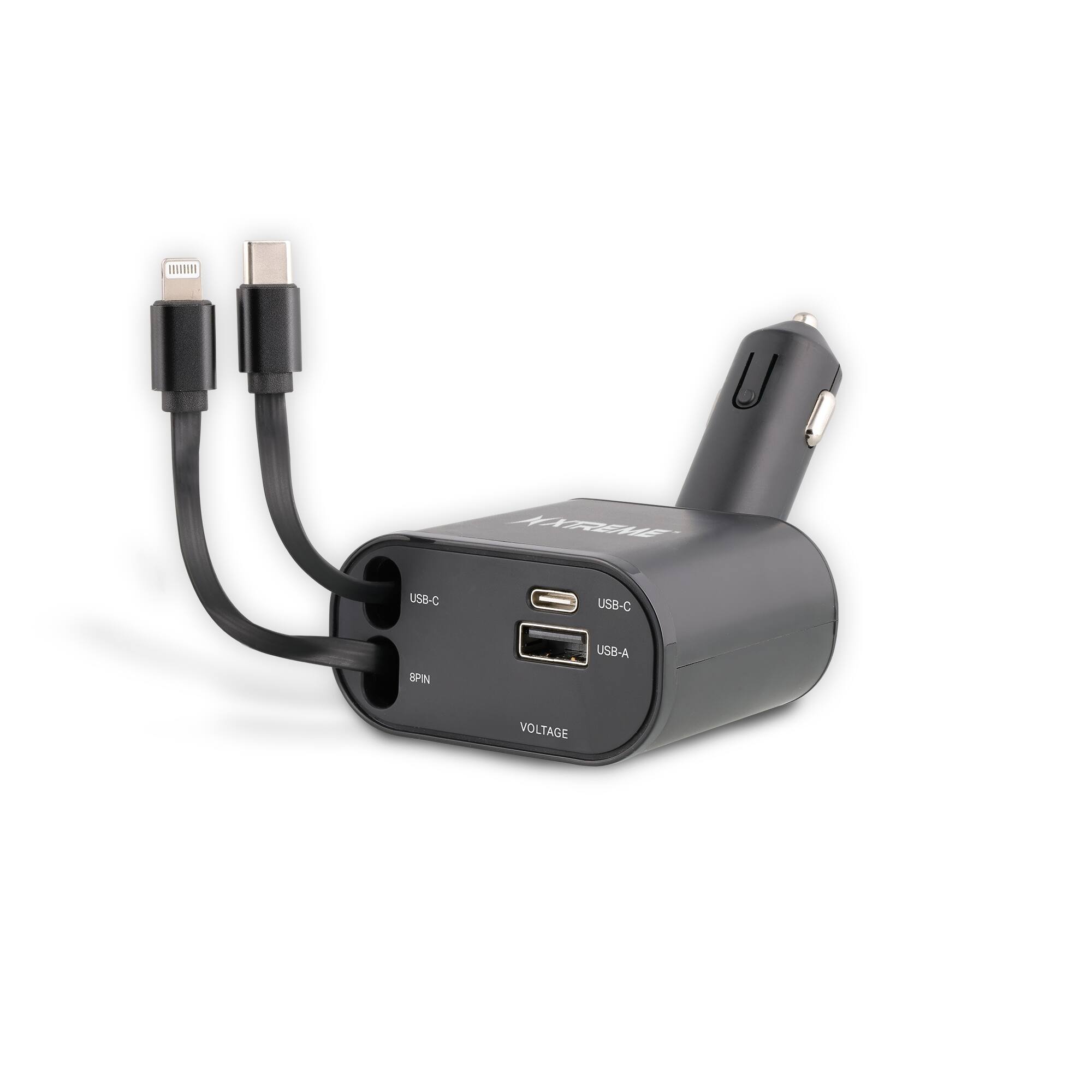 USB-C USB-C SPIN USB-A VOLTAGE