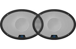 KTE-S69G, 6x9" Speaker Grilles for Alpine S-S69 and S-S69C - Black