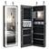 Alt View 17. Costway - LED Mirror Jewelry Cabinet Wall/Door Mounted 47" Armoire 3 Color Light Black - Black.