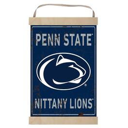 Jardine - Penn State Nittany Lions Faux Rust Banner Sign - Navy