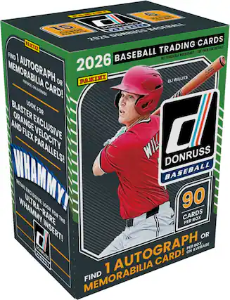 CA FECS 15 DONRUSS BASEBALL CAROS BONRUSS 2026 CARDS PANTAI TRADING PACK FOR DETAILS SEE FIND BASEBALL PURCHASE NECESSARY 1 2026 NO AUTOGRAPH PER OR PANINI ELI WILLITS BO ON AVERAGE CARD! BLASTER LOOK FOR AND ORANGE EXCLUSIVE d FLEX PARALLELS! WILD DONRUSS WHAMMY BASEBALL RETAIL WHAMMY EXCLUSIVE: LOOK FOR CARDS BOX THE PER b INSERT! OR PER BOX, VERAGE AUTOGRAPH ON A DONRUSS BABEBALL CARD! 1 MEMORABILIA FIND