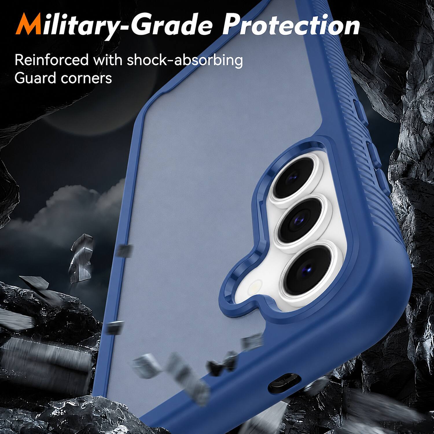 Military-Grade Protection  
Reinforced with shock-absorbing Guard corners