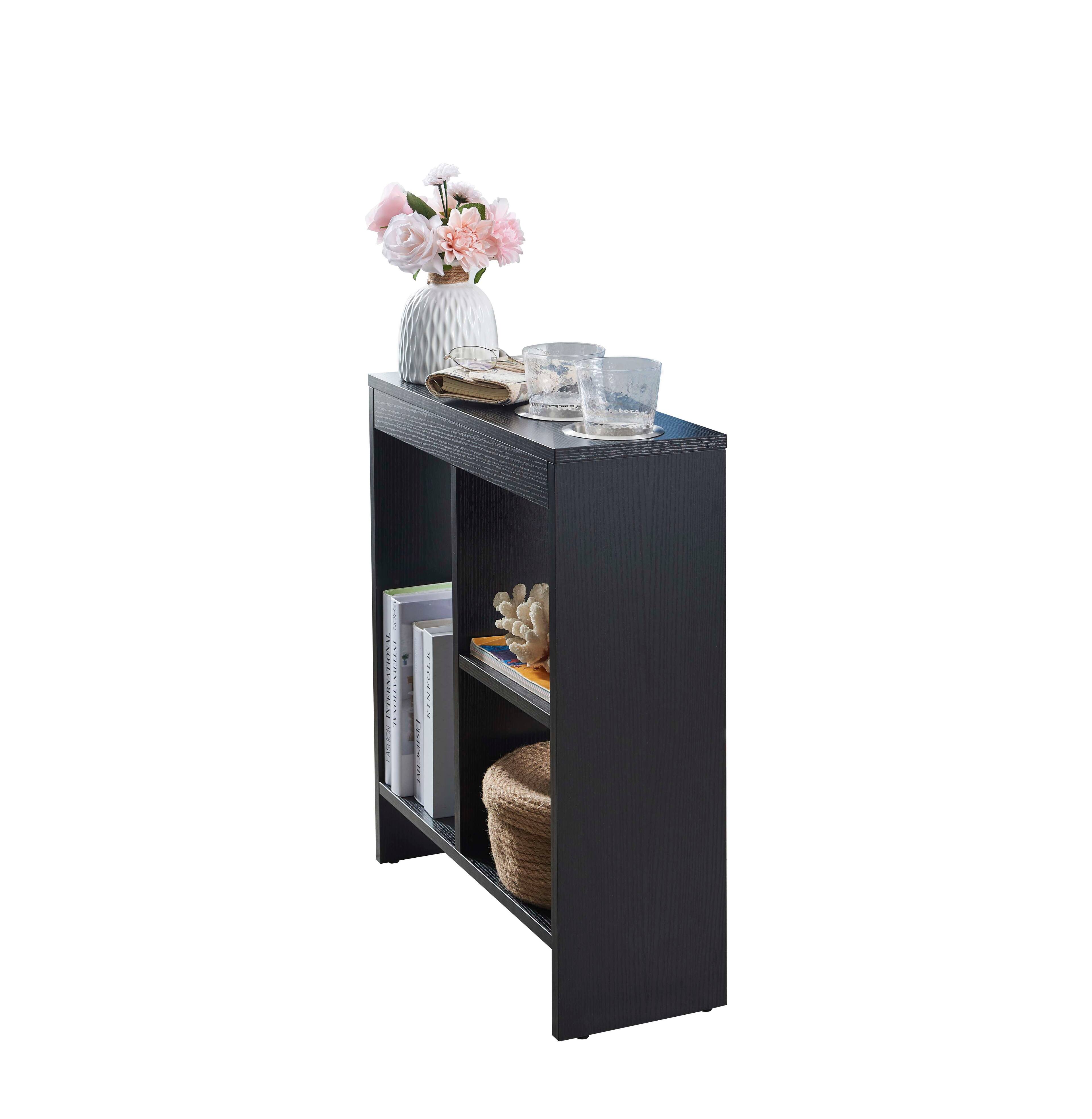 Angle. Kings Brand Furniture - Kings Brand Furniture - Sendero Wooden Chairside Side End Table - Black.