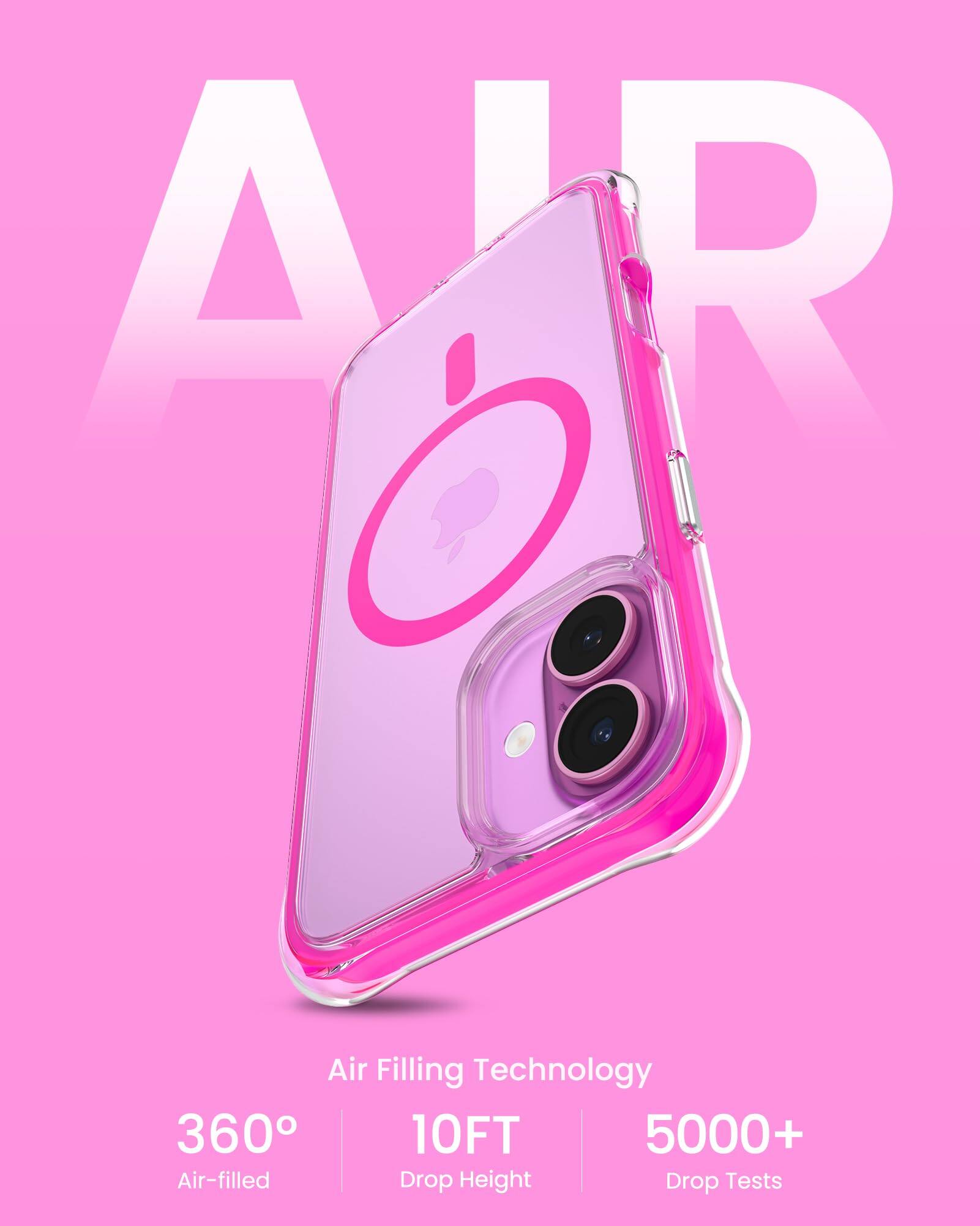 AAR Air Filling Technology 360° Air-filled 10FT Drop Height 5000+ Drop Tests