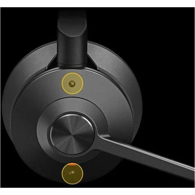 Alt View 5. Jabra - Jabra Engage 75 SE Headset - Stereo - Wireless - Bluetooth/DECT - 492.1 ft - 40 Hz to 16 kHz - On-ear, Over-the-ear - Black.