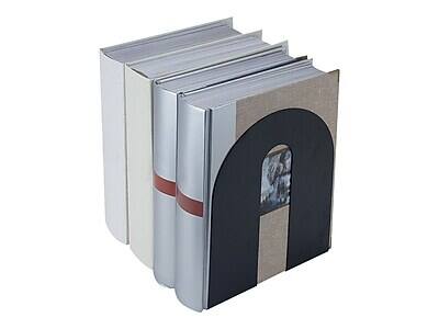 Alt View 1. Officemate - Heavy Duty Steel Book Ends, 10"H - Black.
