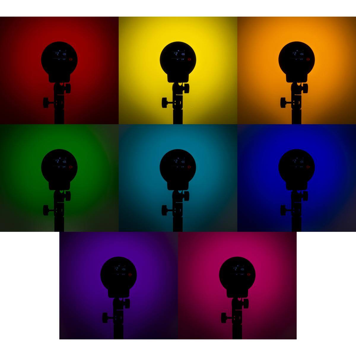Alt View 5. Flashpoint - Flashpoint Creative Color Gel Kit for the Flashpoint XPLOR 300 Pro.