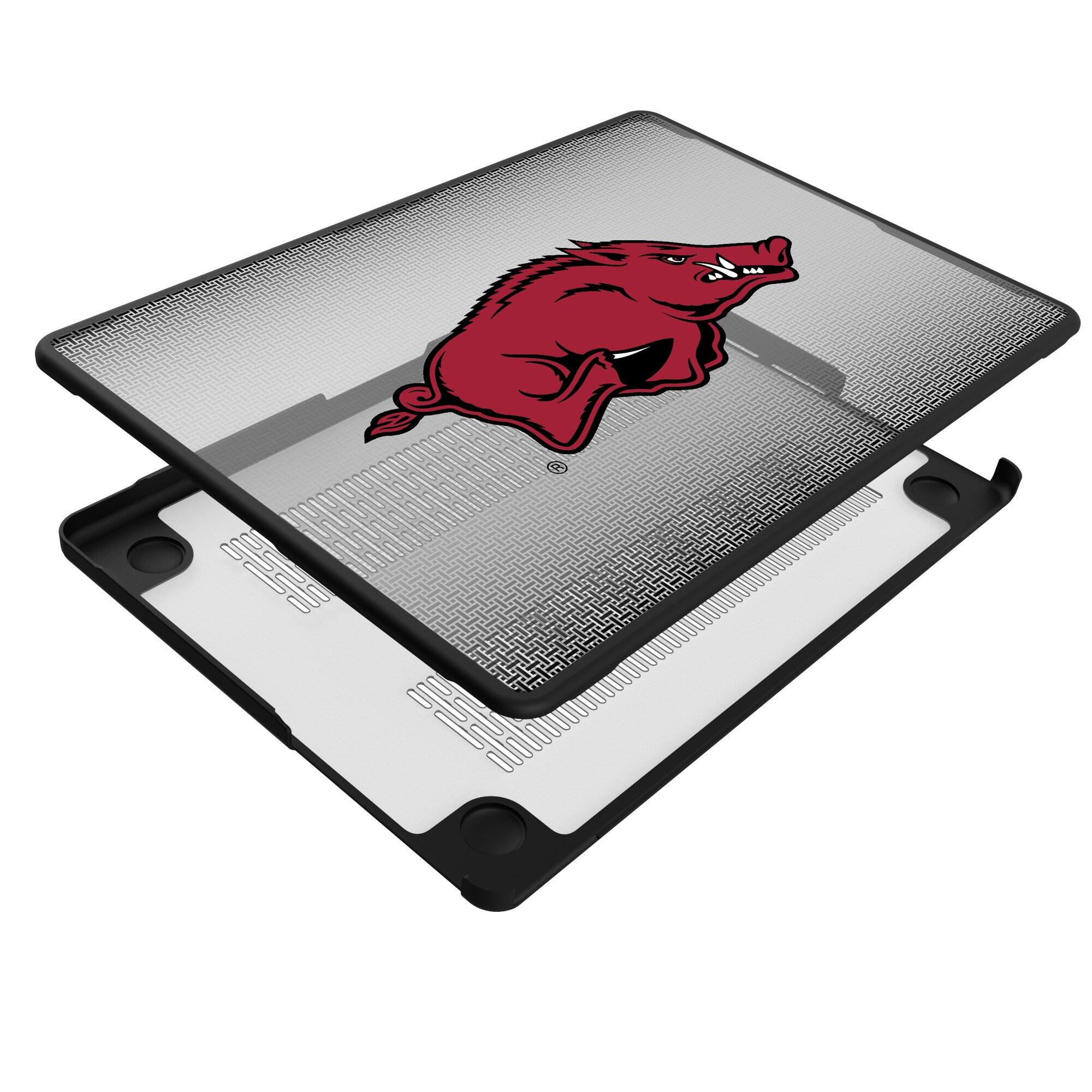 Alt View 3. Keyscaper - Arkansas Razorbacks Linen MacBook Case - Air 15 in - Multicolor.