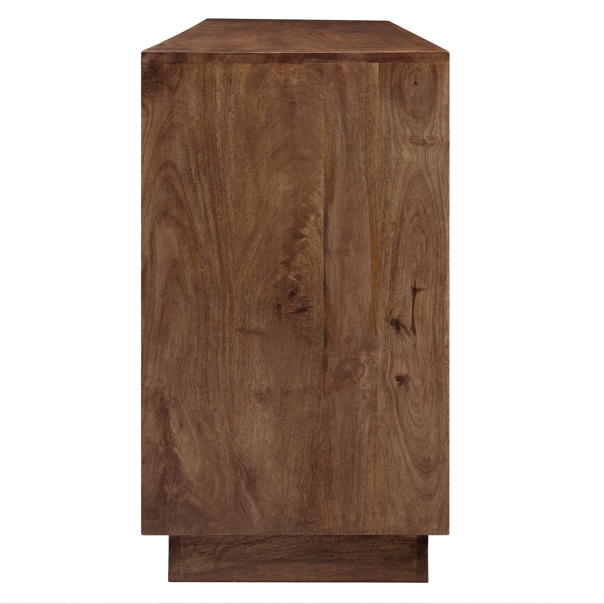 Alt View 2. Modway - Veda 72" Mango Wood Sideboard Cabinet by Modway - Walnut.