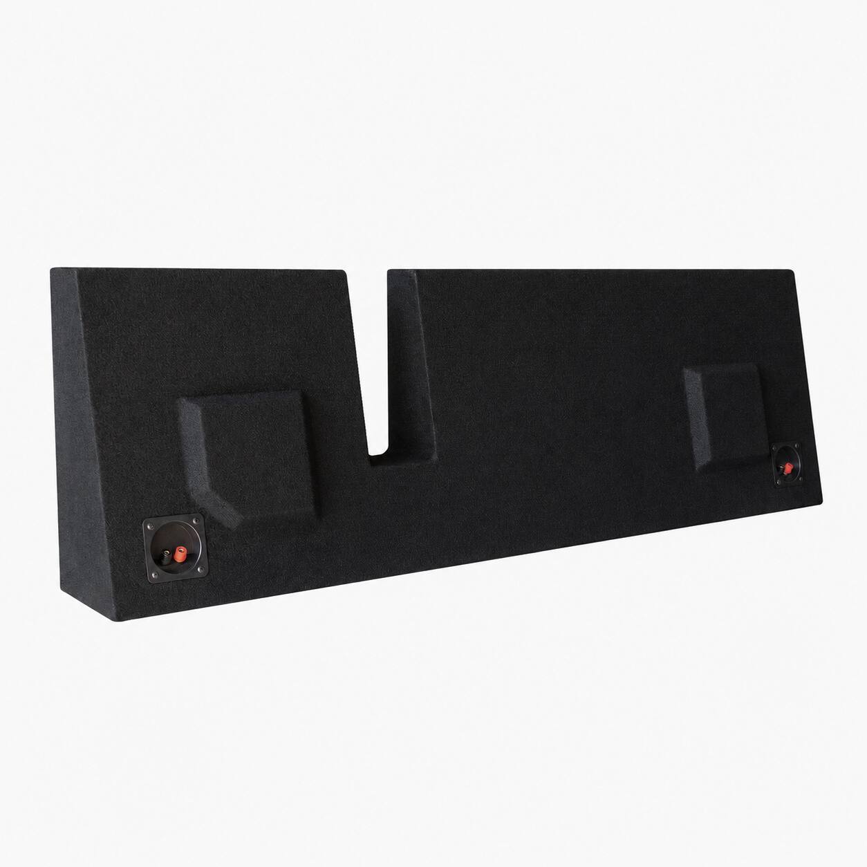 Alt View 5. SoundBox - SoundBox LCE-F007/10D, Ford F150 Extended Cab Dual 10 Subwoofer Enclosure, 2009-2014.