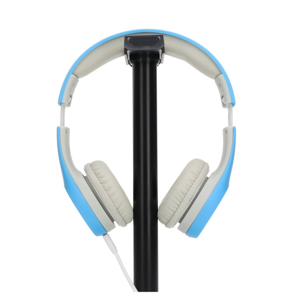 Angle. RadioShack - Kids Wired Headphones - Child-Safe Volume, 3.5mm Plug, Soft Cushioned Ear Pads, Adjustable Foldable Headband.