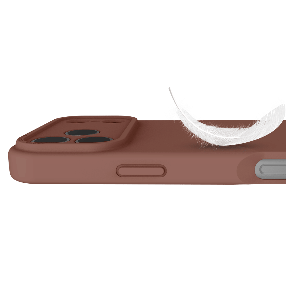 Alt View 5. Avana - velvet w/ MagSafe Case for Apple iPhone 18 Pro / 17 Pro - Light Brown.