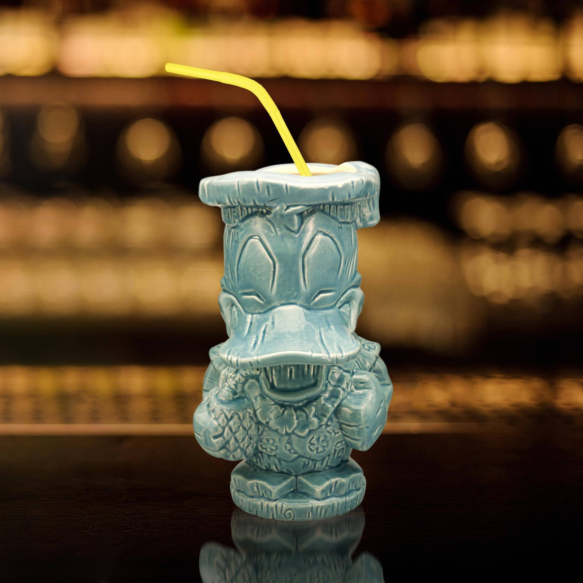 Alt View 2. Disney - Geeki Tikis Disney Aloha Donald Duck Ceramic Mug | Holds 16 Ounces - Blue.