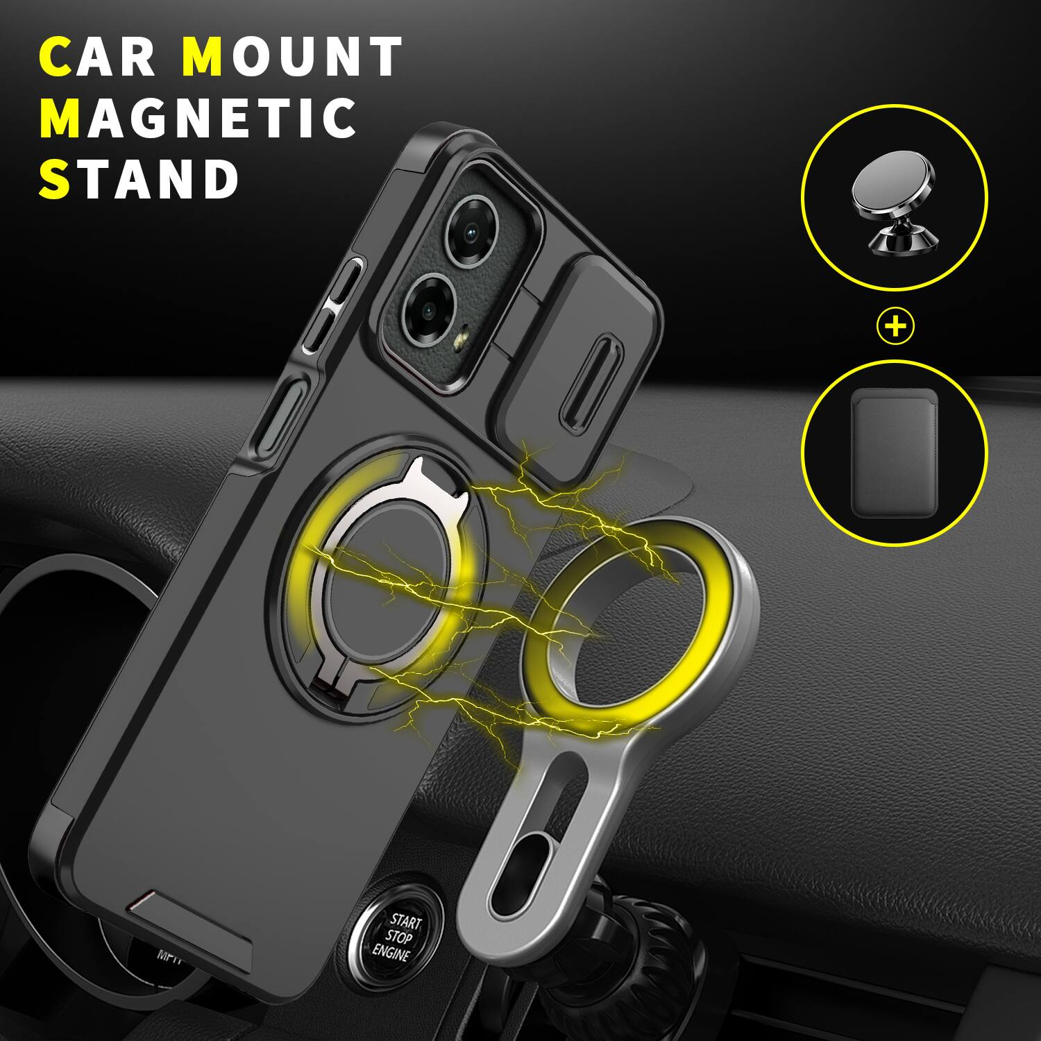 CAR MOUNT MAGNETIC STAND

TM

START STOP ENGINE