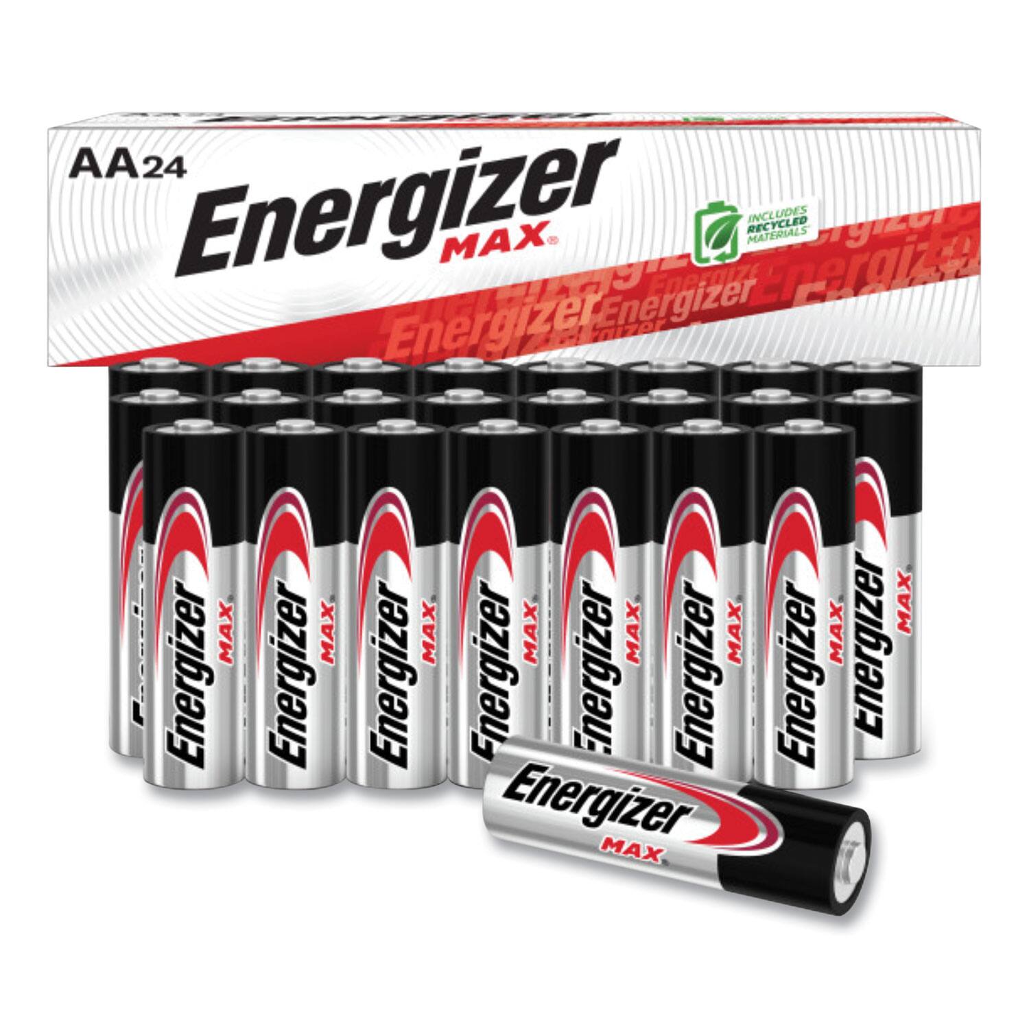 AA24 Energizer MAX  
INCLUDES RECYCLED MATERIALS  
Energizer MAX