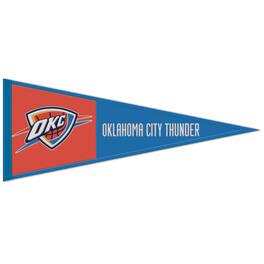 WinCraft - Oklahoma City Thunder 13" x 32" Wool Primary Logo Pennant - Multicolor
