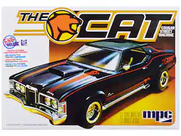 Skill 2 Model Kit 1973 Mercury Cougar "The Cat" 1/25 Scale Model by MPC - Multicolor