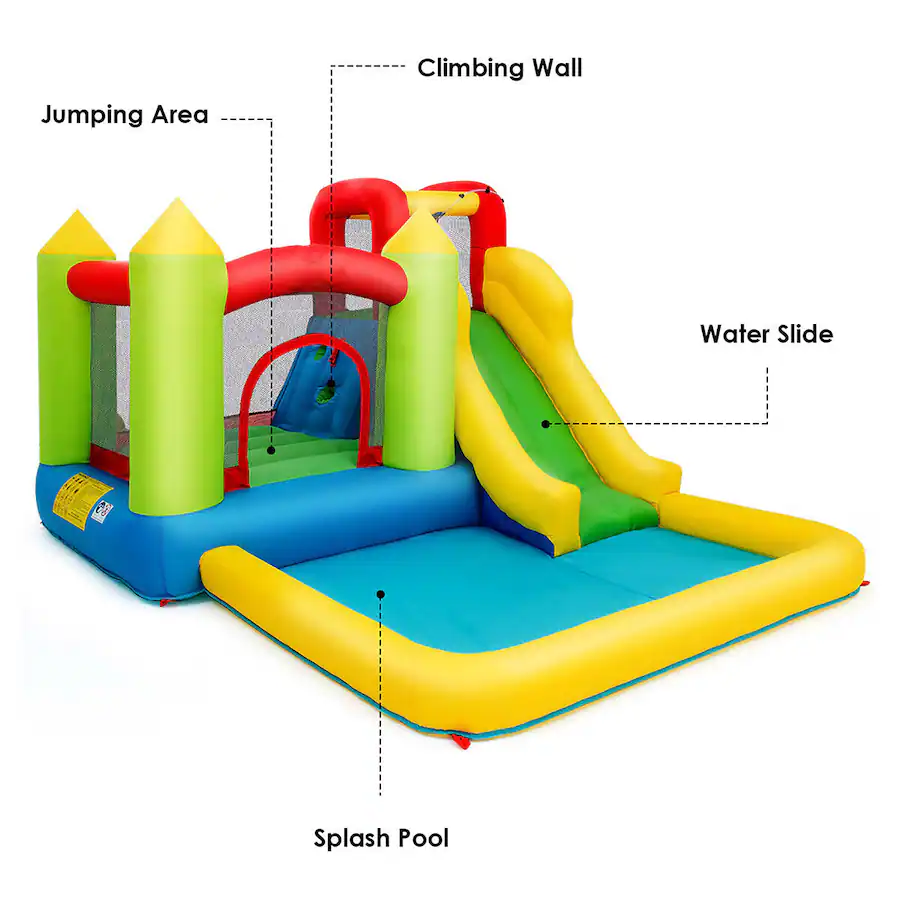 Gymax Water Slide Bounce House Walmart Water Slide Bounce House Walmart Gymax Crocodile Inflatable Water