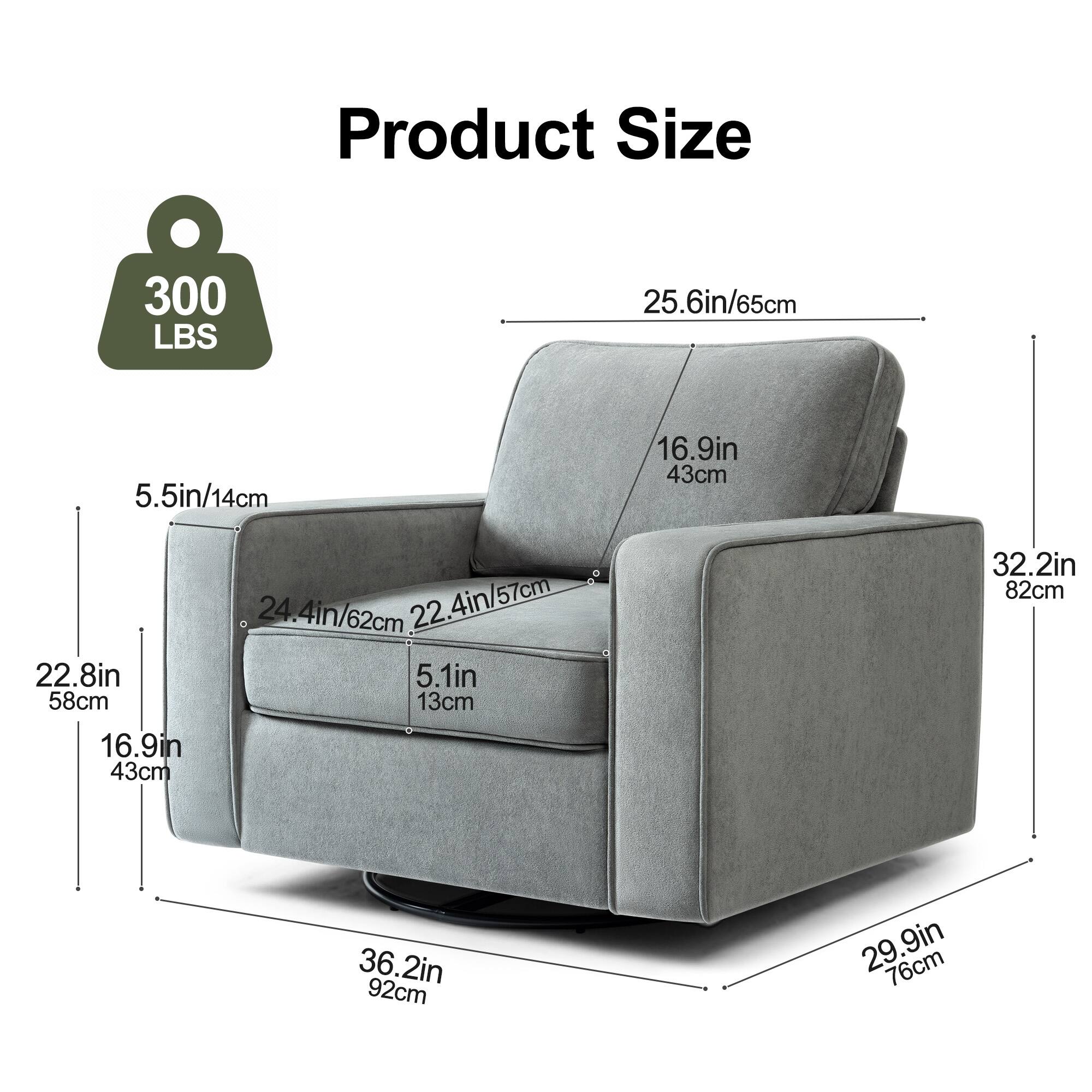 Product Size

300 LBS

- 25.6in/65cm
- 16.9in/43cm
- 22.8in/58cm
- 5.5in/14cm
- 24.4in/62cm
- 22.4in/57cm
- 5.1in/13cm
- 32.2in/82cm
- 36.2in/92cm
- 29.9in/76cm