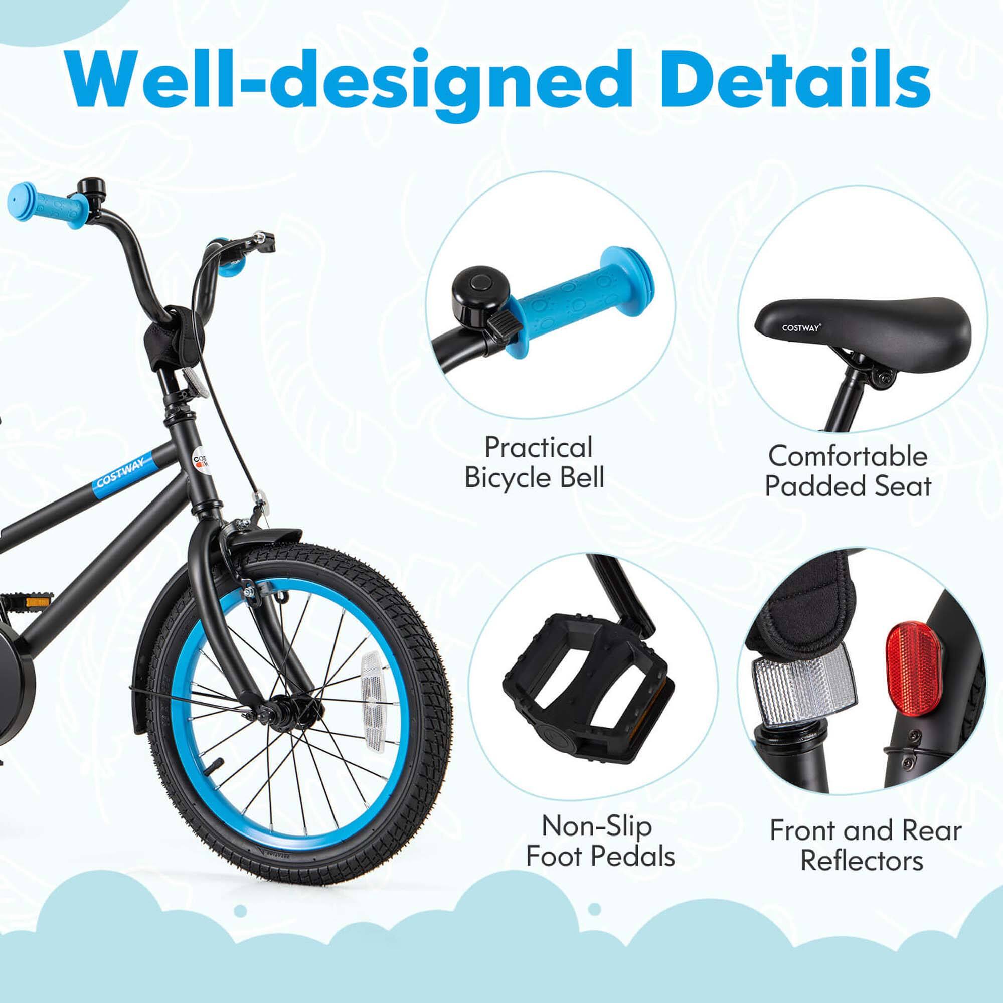 Well-designed Details

- Practical Bicycle Bell
- Comfortable Padded Seat
- Non-Slip Foot Pedals
- Front and Rear Reflectors