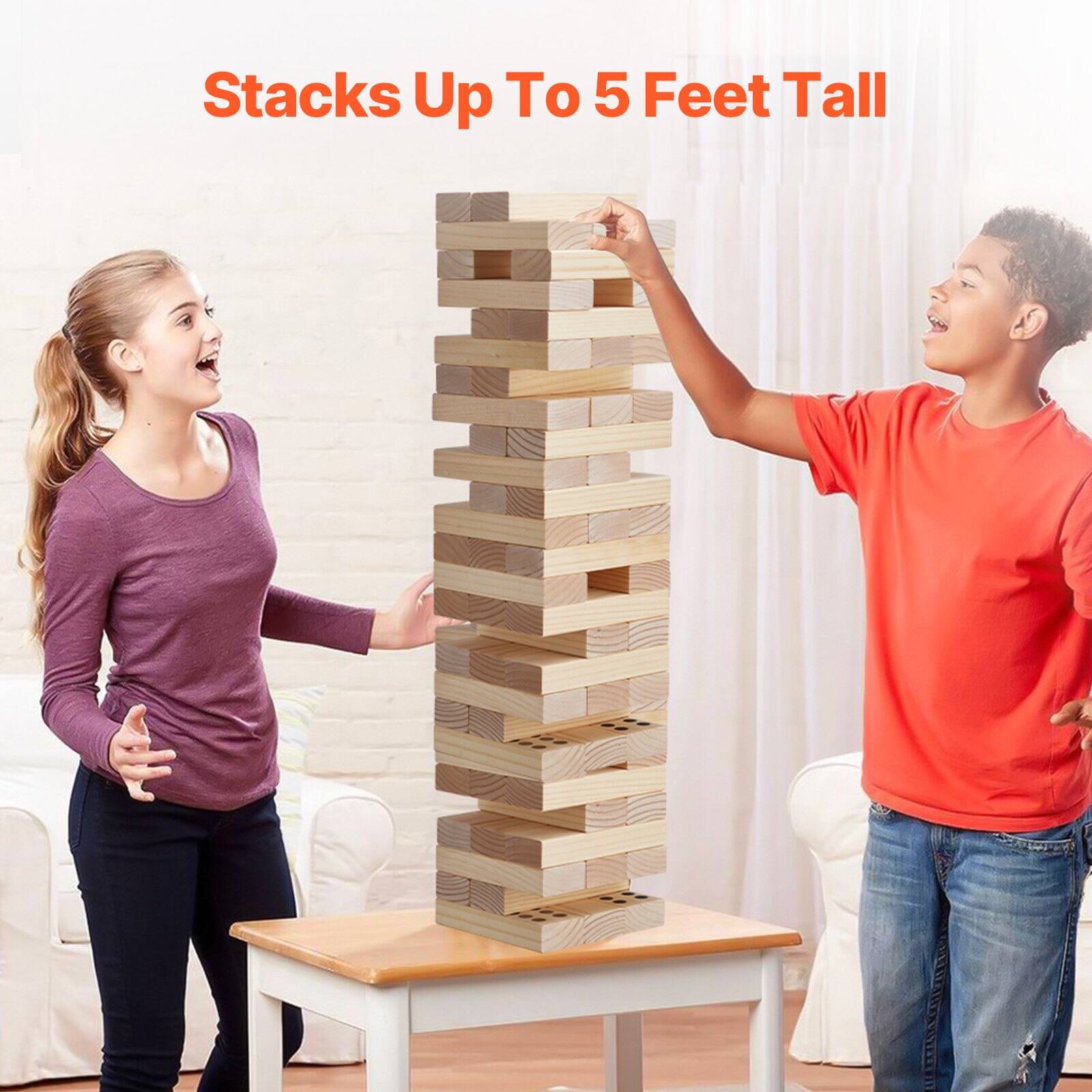 Stacks Up To 5 Feet Tall