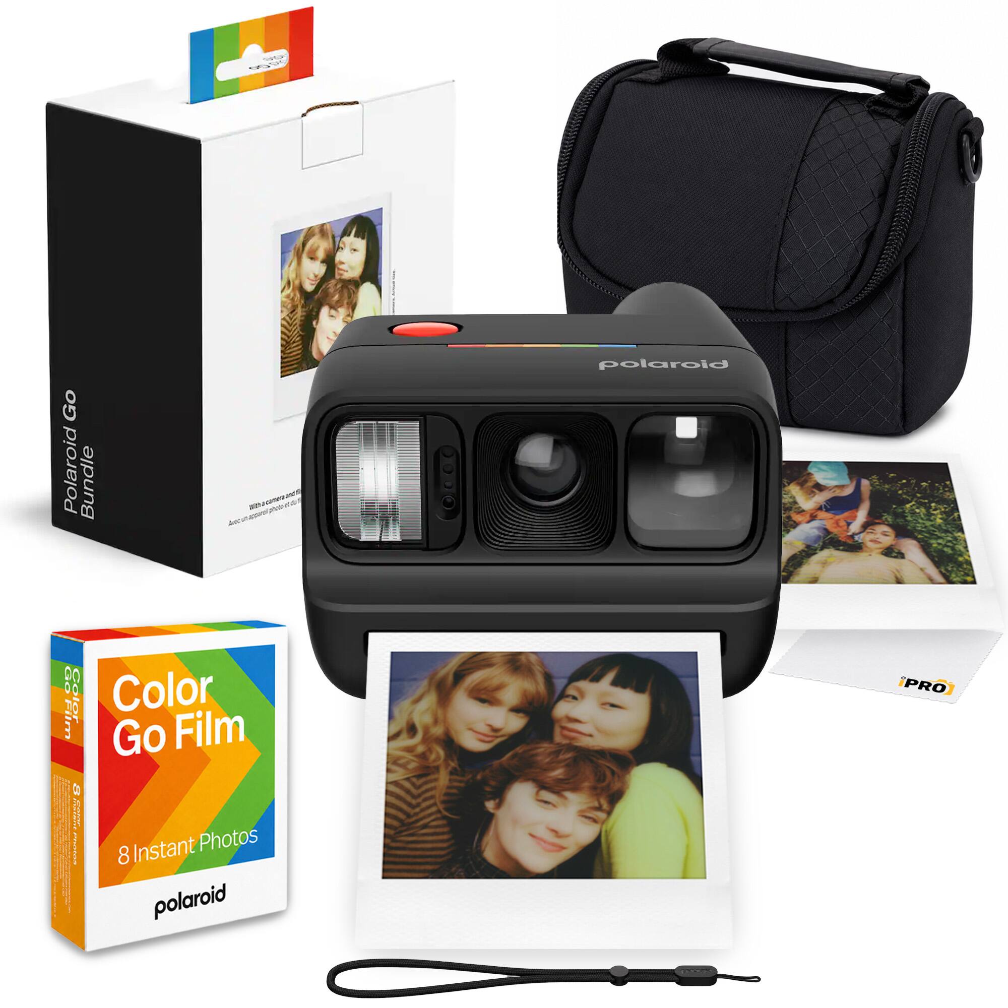 Polaroid - Go Gen 3 Color Film Bundle + Camera Bag + Film + More - White