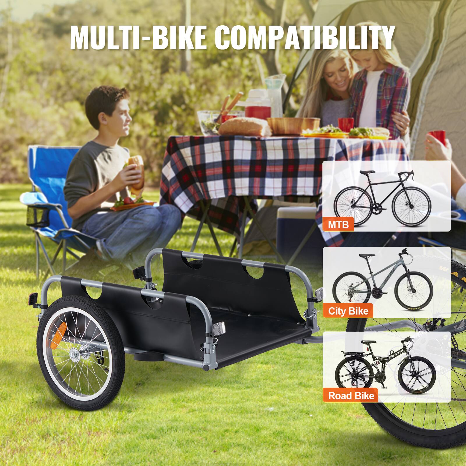 MULTI-BIKE COMPATIBILITY

MTB  
City Bike  
Road Bike