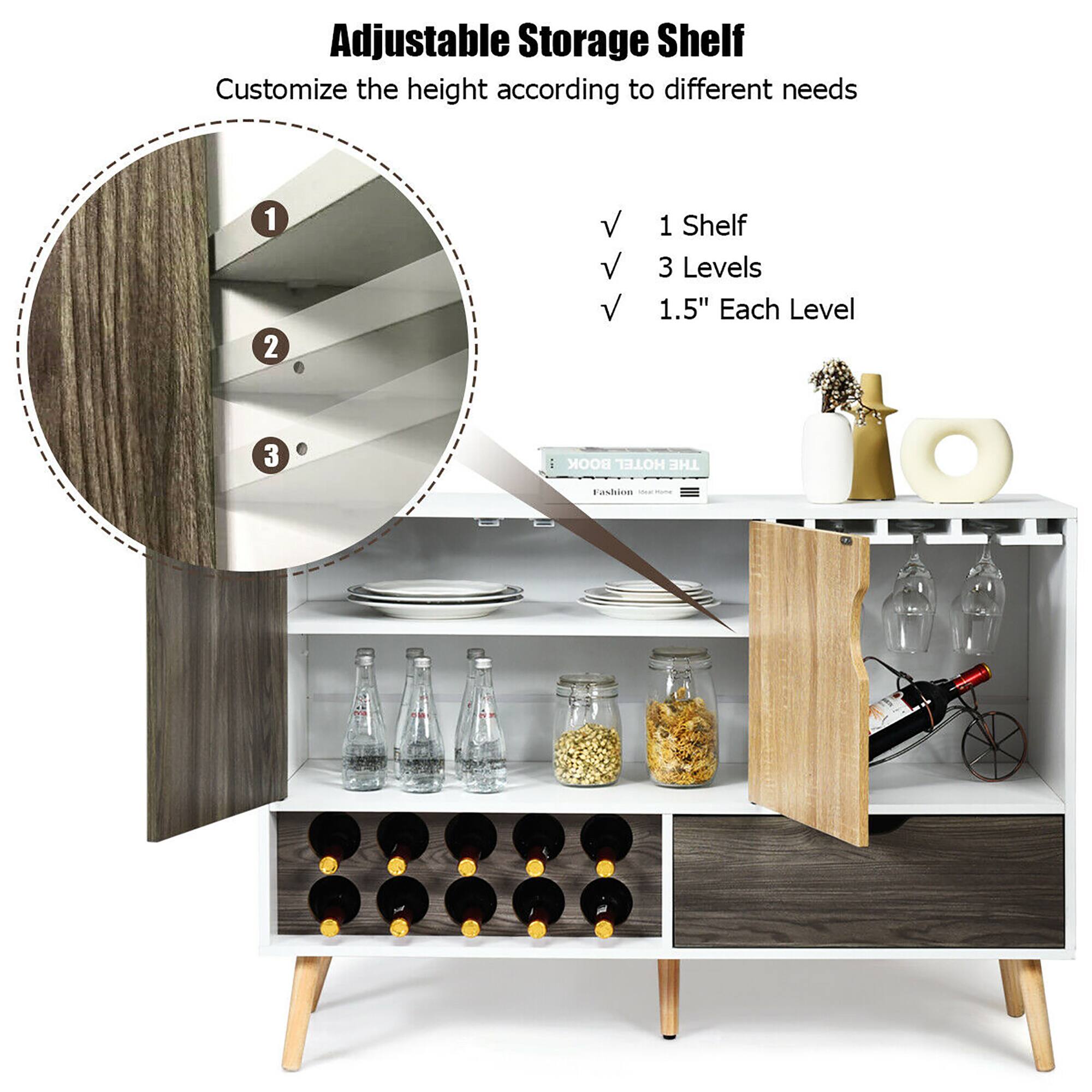 Adjustable Storage Shelf
Customize the height according to different needs
1 Shelf
3 Levels
1.5" Each Level

BOOK THE HOTEL