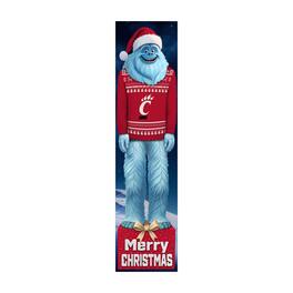Fan Creations - Cincinnati Bearcats 48" Yeti Christmas Leaner - Multicolor