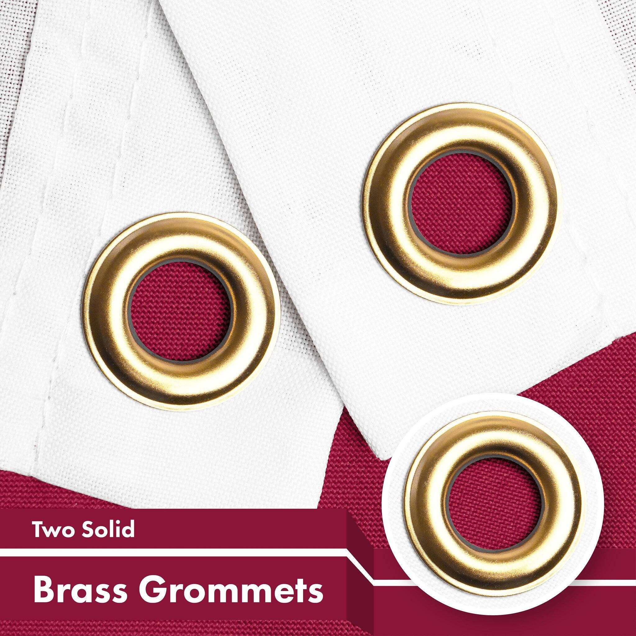 Two Solid Brass Grommets