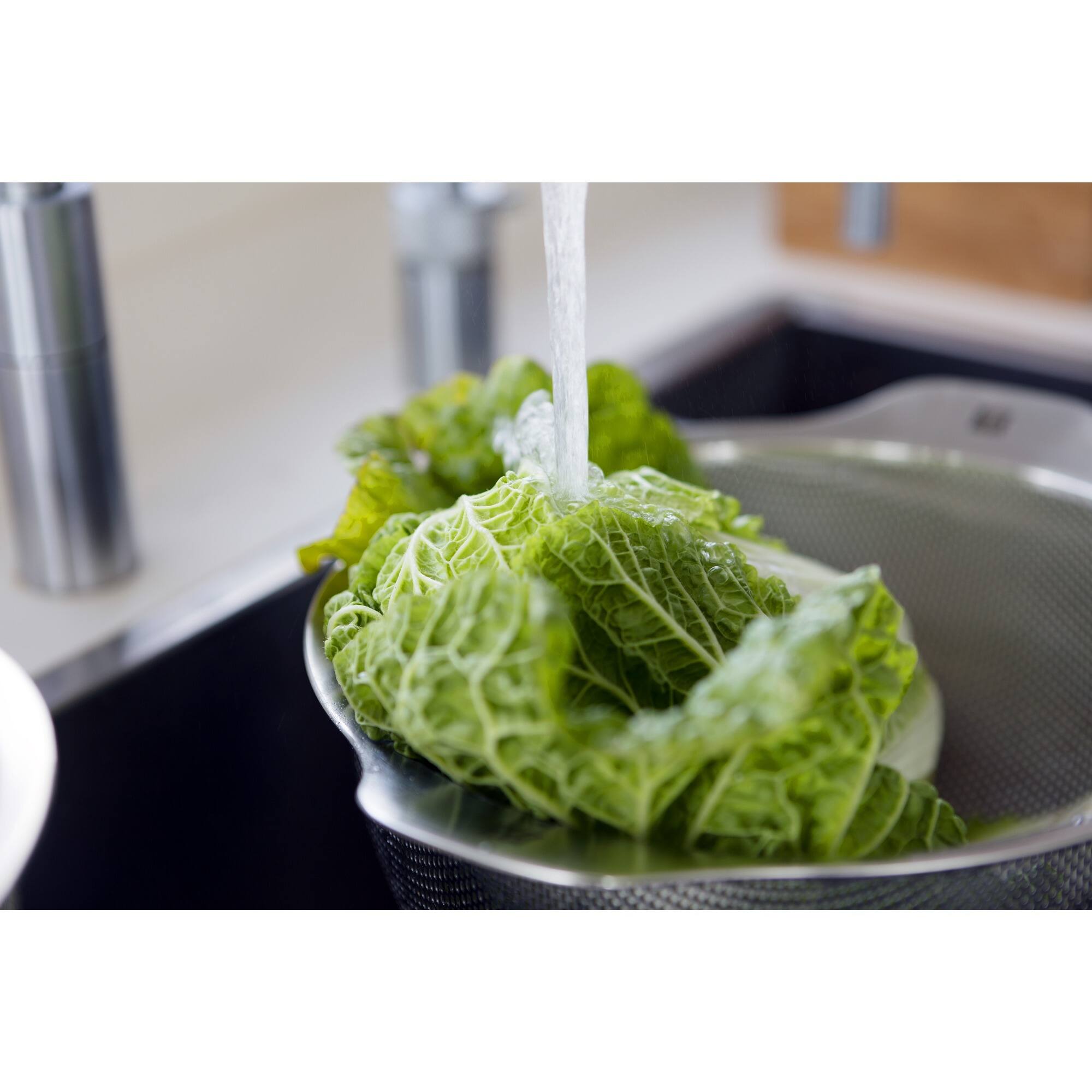 Alt View 2. ZWILLING - Zwilling 6.2-inch 18/10 Stainless Steel Strainer - Stainless Steel.