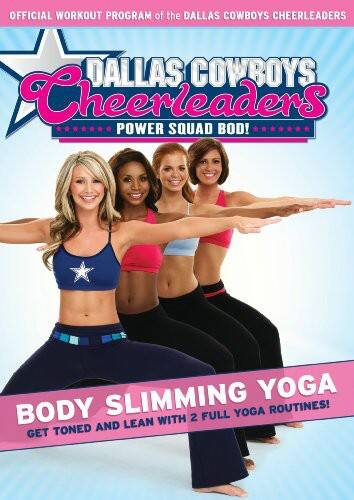 Dallas Cowboys Cheerleaders Power Squad Bod! Body Slimming Yoga   - DVD