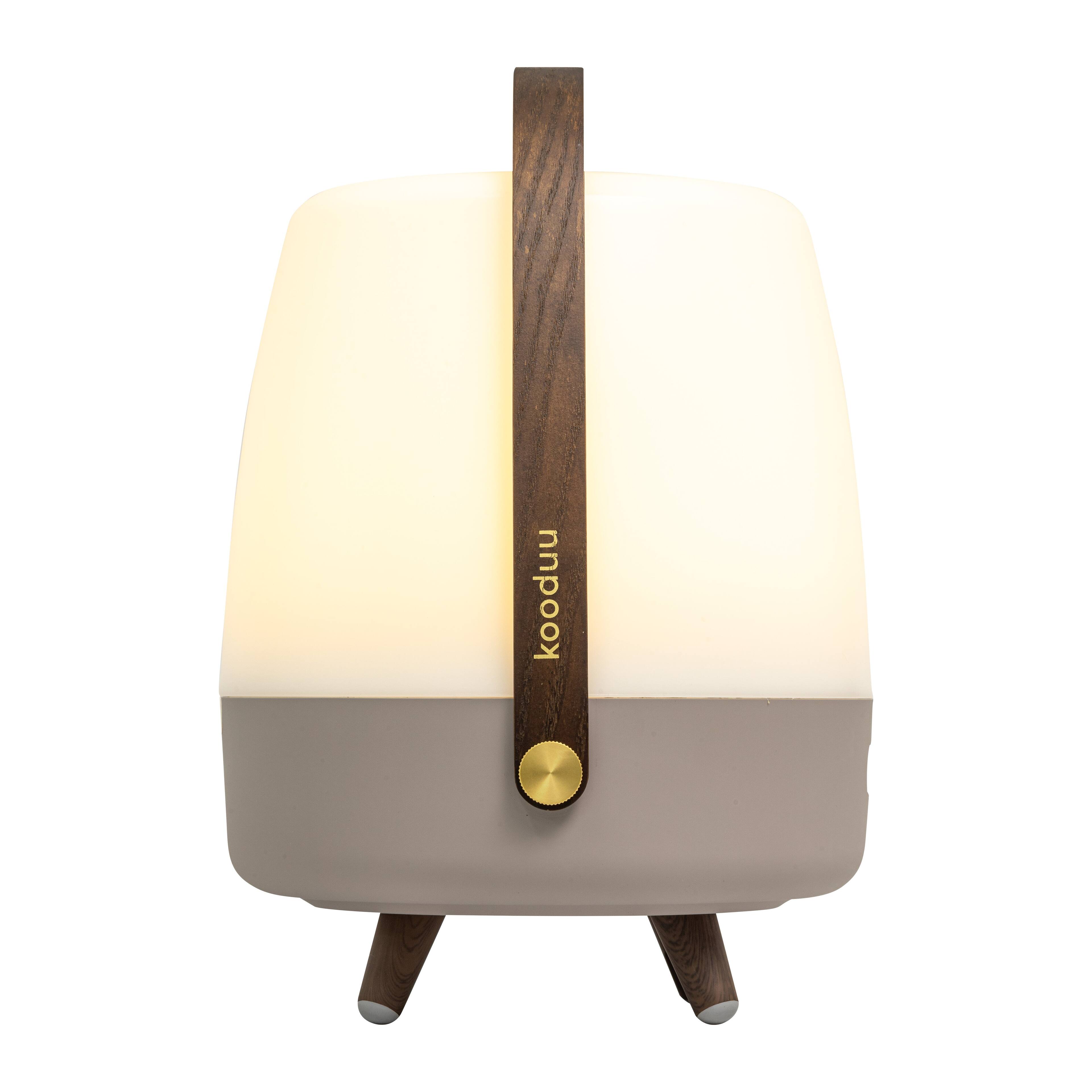 Alt View 4. Kooduu - Lite Up Play- Earth Lamp, Cordless rechargeable indoor/outdoor speaker Lamp, Sound by JBL.