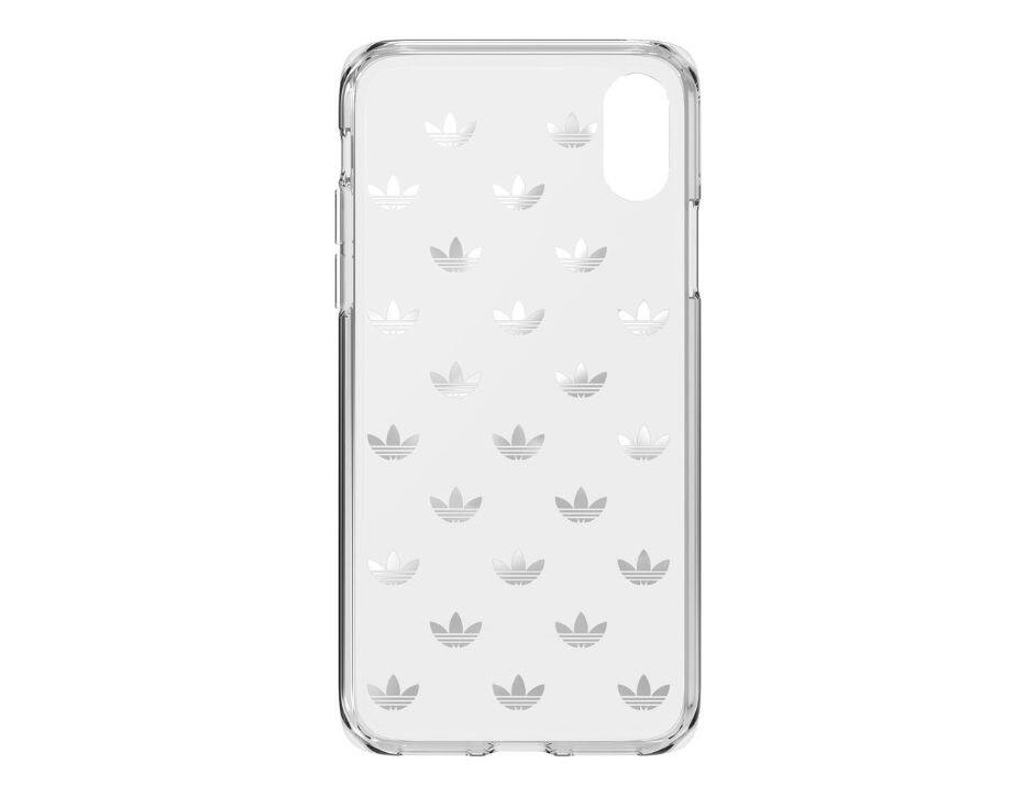 Angle. adidas - Adidas Trefoil Snap Case for iPhone X Max - CLEAR.