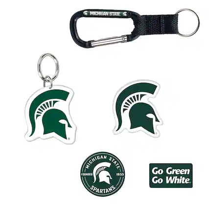 MICHIGAN STATE
MICHIGAN STATE FOUNDED 1855
SPARTANS
Go Green Go White