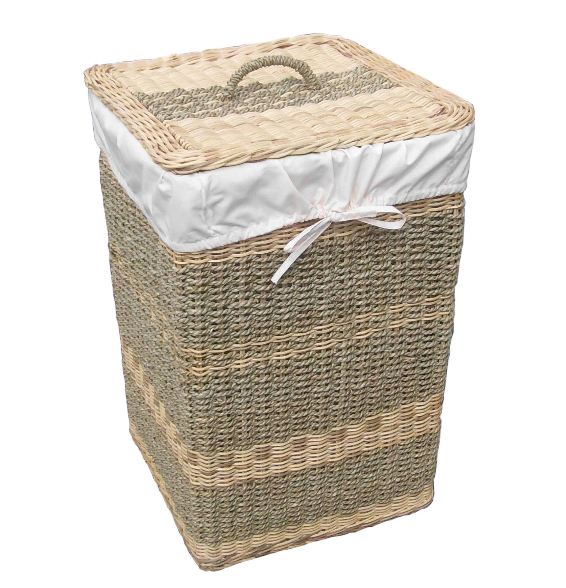 Dart - Costa Square Laundry Hamper - Light Brown