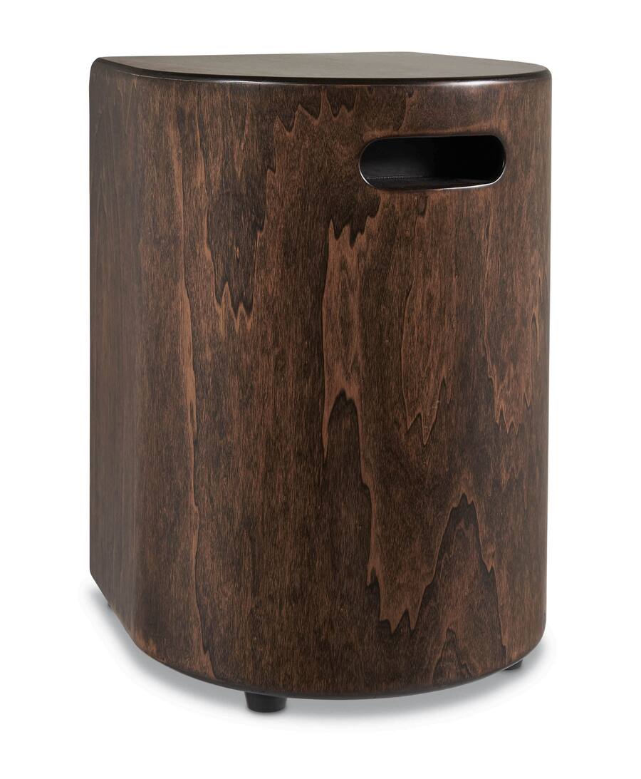Dront Facing Latin Percussion LP1461M Roundback Sub Bass Cajon, Mahogany Soundboard ...