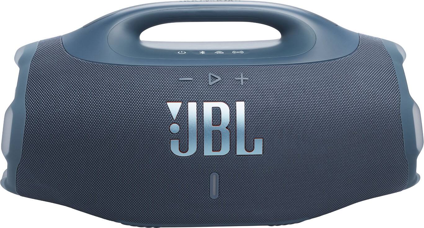 Angle. JBL - Boombox 4 portable waterproof speaker - 2025 - Blue.