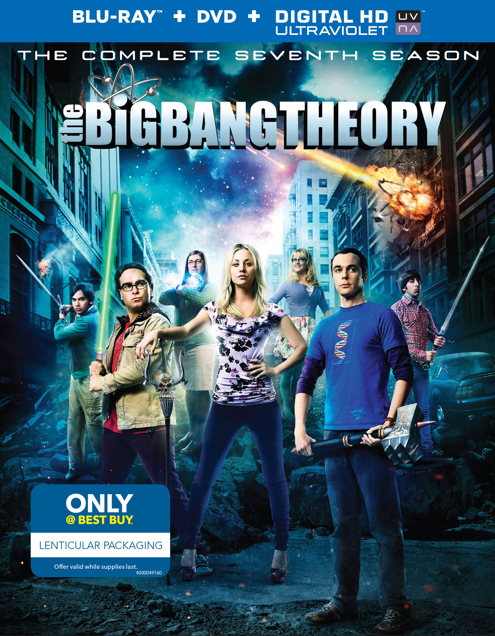 Husarbejde rookie manuskript Big Bang Theory: The Complete Seventh Season [Blu-ray/DVD] [Only @ Best  Buy] - Best Buy