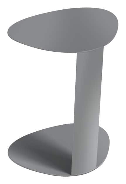 BDI - BINK Mobile Media Table - Gray - Larger Front
