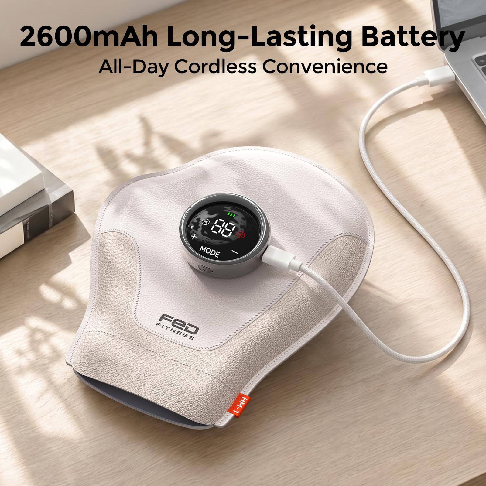 2600mAh Long-Lasting Battery  
All-Day Cordless Convenience  

III N 88 MODE  
FITNESS  
HM-1