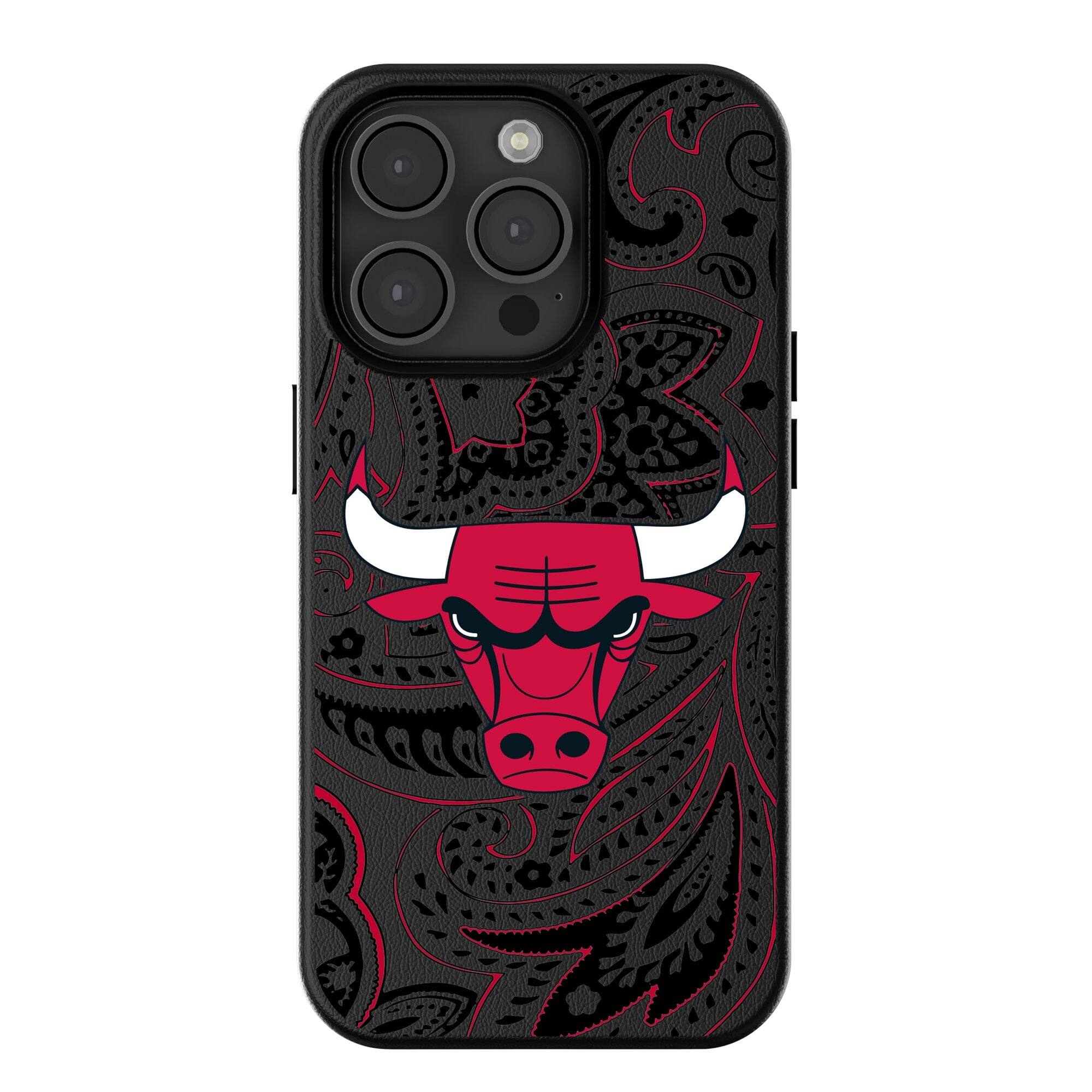 Keyscaper NBA Chicago Bulls Paisley iPhone Bump Case 14 Pro — free download