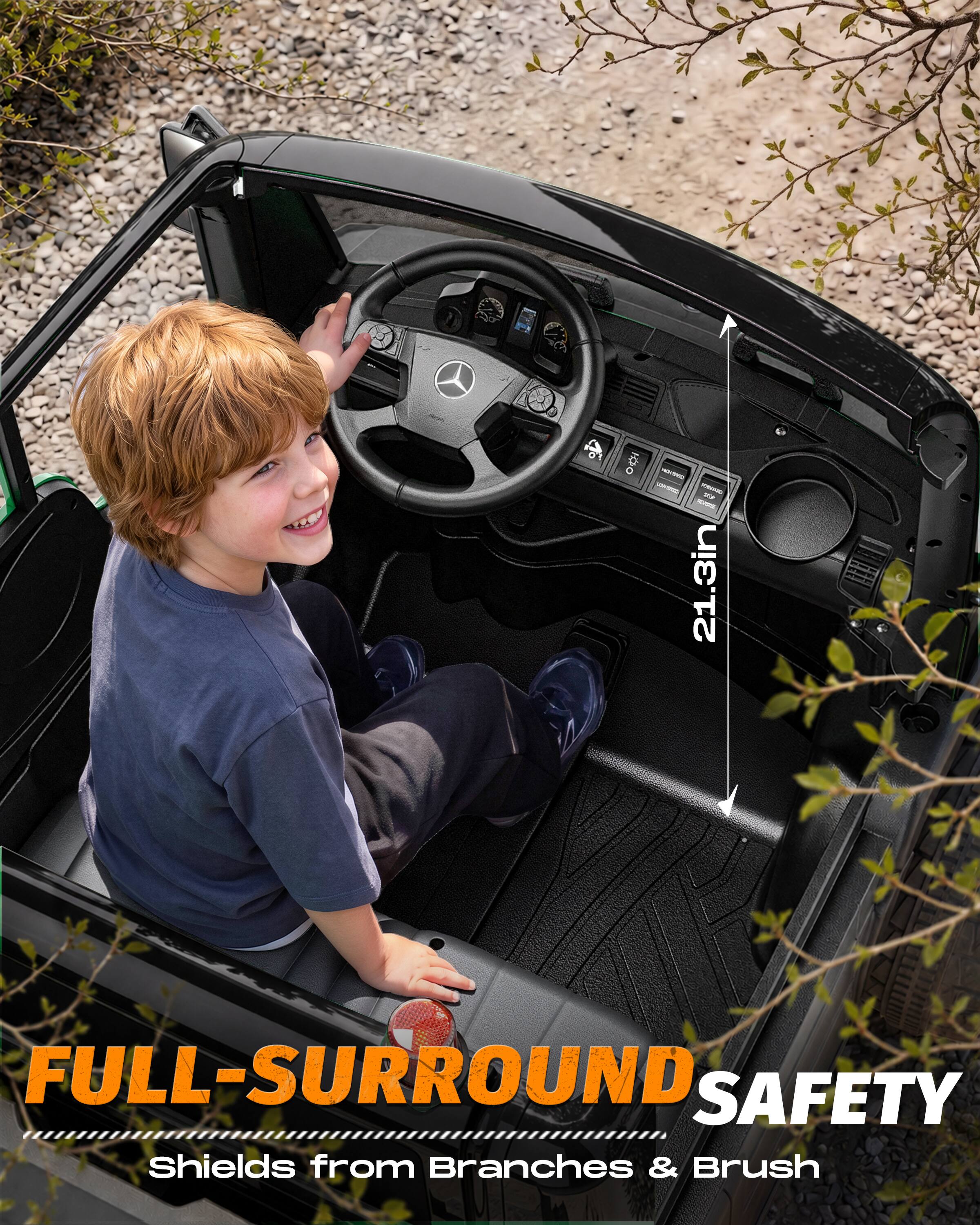 - VII 21.3in
- FULL-SURROUND SAFETY
- Shields from Branches & Brush