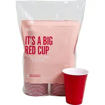 IT'S A BIG RED CUP
50 MAYS TO MAKE IT A RED LETTER DAY
